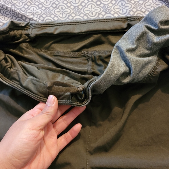 Avia Green Double Layer Shorts - Picture 3 of 5